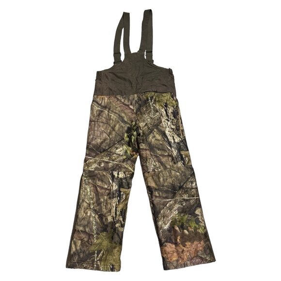 Mossy Oak Field Stream Camo Outdoor Hunting Fishing Winter Overalls Pants Youth - Picture 5 of 7